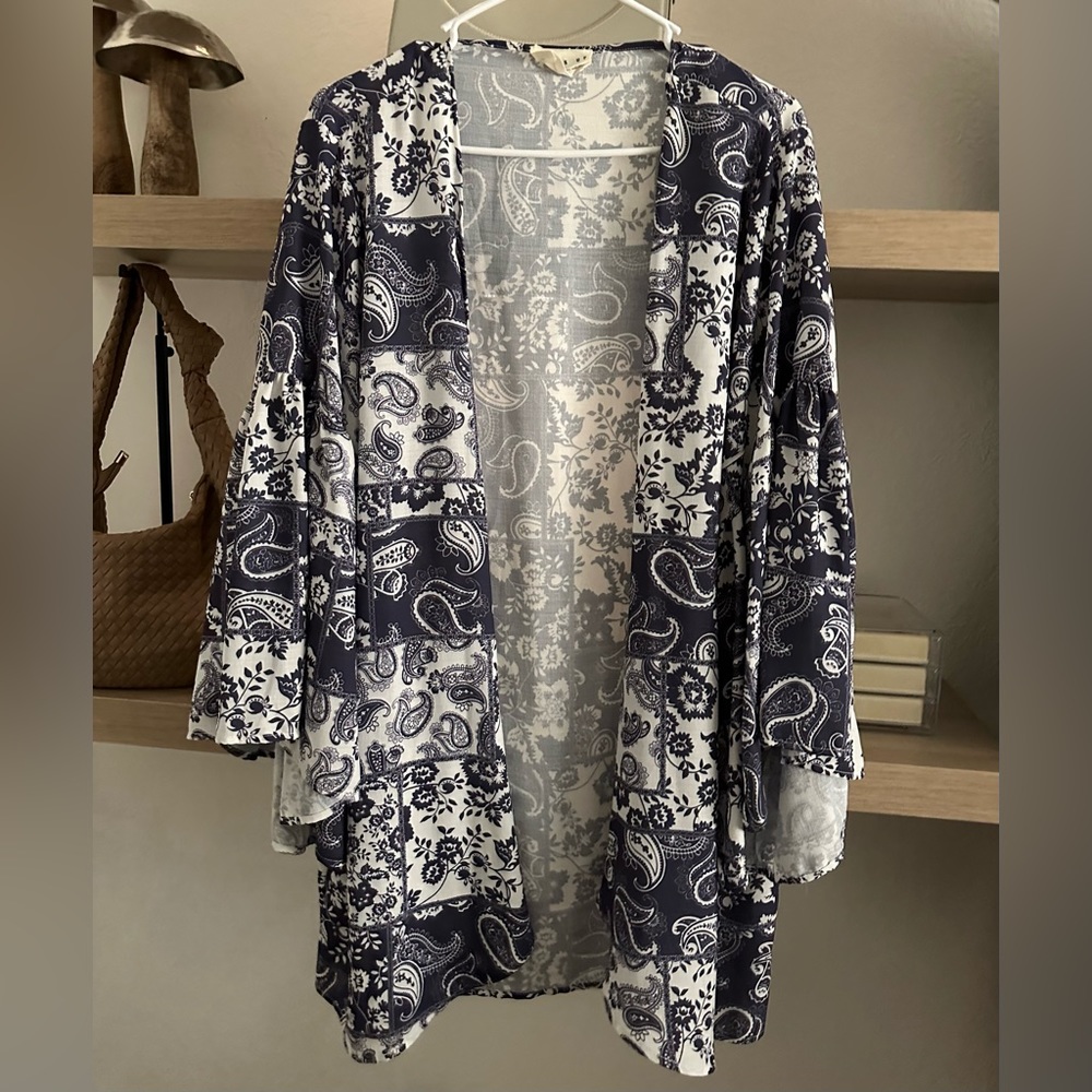 Dress up floral cardigan